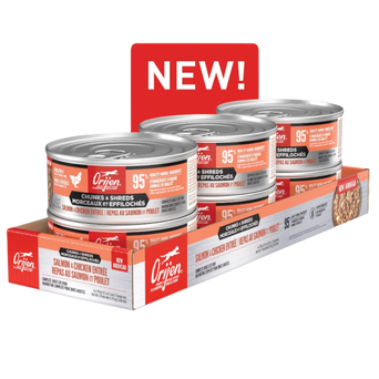 Champion Petfoods Orijen Salmon & Chicken Chunks & Shreds Entrée Canned Cat Food, 5.5oz