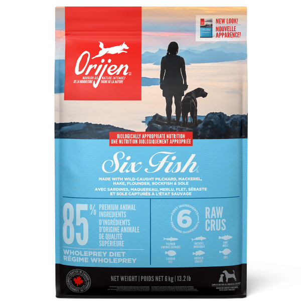 Orijen six fish deals ingredients