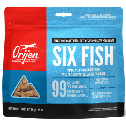 Champion Petfoods Orijen Six Fish Freeze-Dried Cat Treats