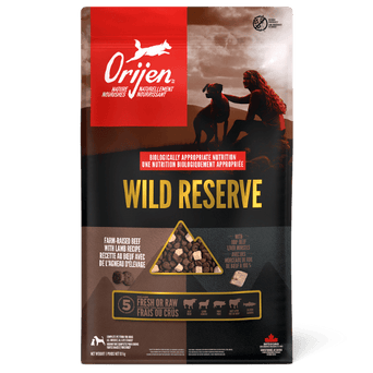 Champion Petfoods Orijen Wild Reserve Farm-Raised Beef & Lamb Dry Dog Food