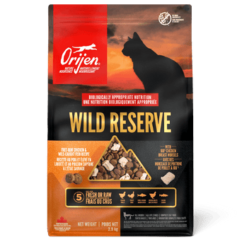 Champion Petfoods Orijen Wild Reserve Free-Run Chicken & Wild-Caught Fish Dry Cat Food