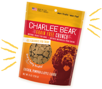 Charlee Bear Charlee Bear Grain Free Crunch, Chicken Pumpkin & Apple Flavor, Dog Treats