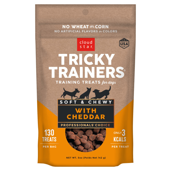 CloudStar Cloud Star Tricky Trainers with Cheddar Soft & Chewy Dog Treats