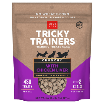 CloudStar Cloud Star Tricky Trainers with Chicken Liver Crunchy Dog Treats