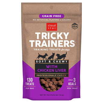 Cloud Star Tricky Trainers with Chicken Liver Soft & Chewy Dog Treats