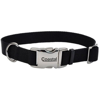 Coastal Pet Products Coastal Adjustable Nylon Collar with Metal Buckle