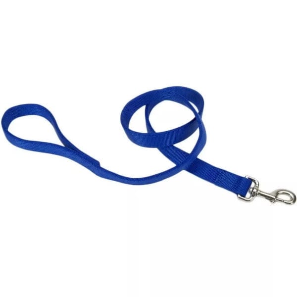 Double nylon dog sales leash