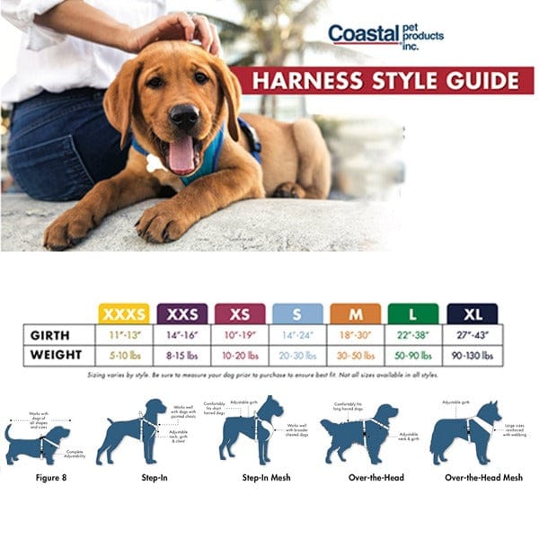 Coastal Pet Products Comfort Wrap Adjustable Nylon Dog Harness