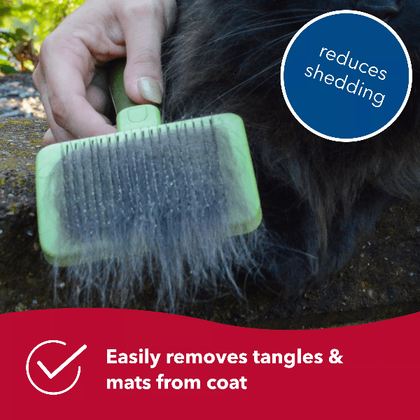 Coastal Pet Products Safari Cat Self-Cleaning Slicker Brush