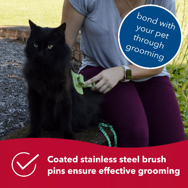 Coastal Pet Products Safari Cat Self-Cleaning Slicker Brush