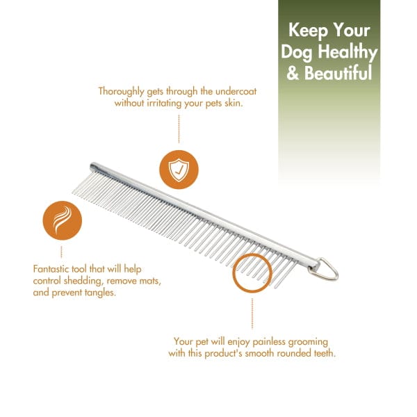 Coastal Pet Products Safari Dog Grooming Combs for Medium and Fine Coats