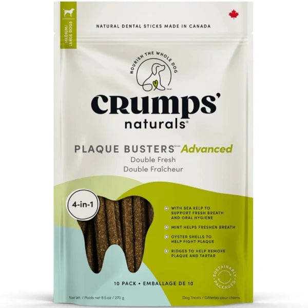 Crumps Crumps' naturals Plaque Busters Advanced Double Fresh Dental Sticks (SPECIAL ORDER ITEM)