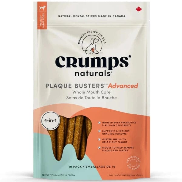 Crumps Crumps' naturals Plaque Busters Advanced Whole Mouth Dental Sticks (SPECIAL ORDER ITEM)