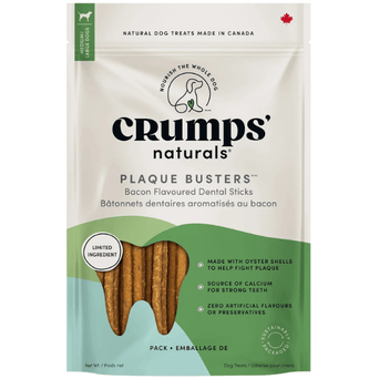 Crumps Crumps' naturals Plaque Busters Bacon Dental Sticks