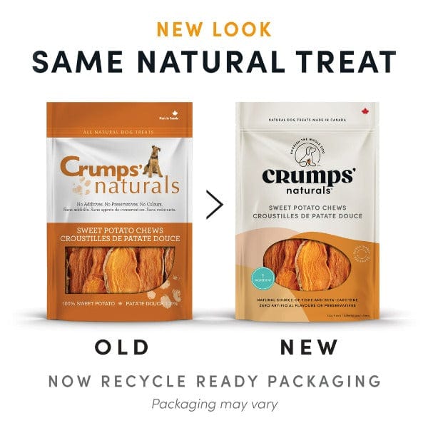 Crumps naturals sales sweet potato chews
