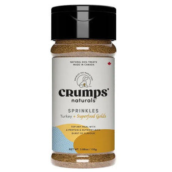 Crumps Crumps' naturals Turkey + Superfood Golds Sprinkles Dog Food Topper (SPECIAL ORDER ITEM)