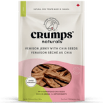 Crumps Crumps' naturals Venison Chia Jerky Dog Treats (SPECIAL ORDER ITEM)