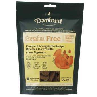 Darford Darford Grain Free Pumpkin Recipe Oven-Baked Dog Treats
