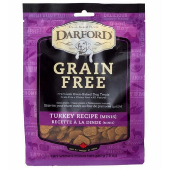 Darford Darford Grain Free Turkey Minis Oven-Baked Dog Treats