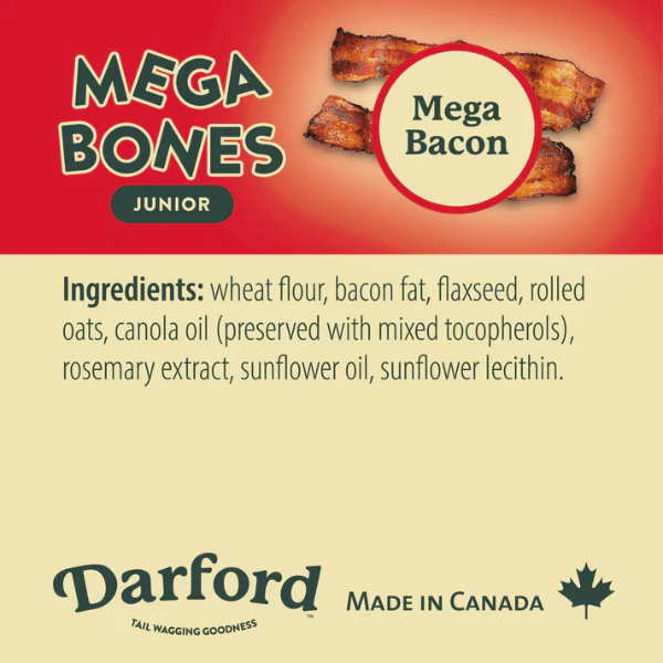 Darford Darford Mega Bones Mega Bacon Flavour Dog Treat