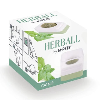Edible Animal Treats, Inc. M-PETS HERBALL Catnip Ball