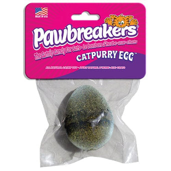 Edible Animal Treats, Inc. Pawbreakers! Catpurry Egg Catnip Ball