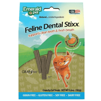 Emerald Pet Emerald Pet Feline Dental Stixx Tuna & Pumpkin