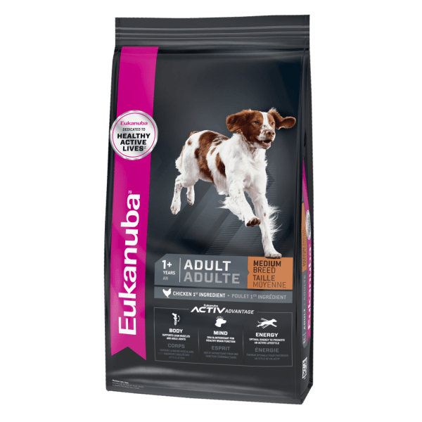 Eukanuba Medium Breed Adult Dry Dog Food 30lb Petland Canada