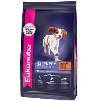 Eukanuba Eukanuba Medium Breed Puppy Dry Dog Food, 30lb
