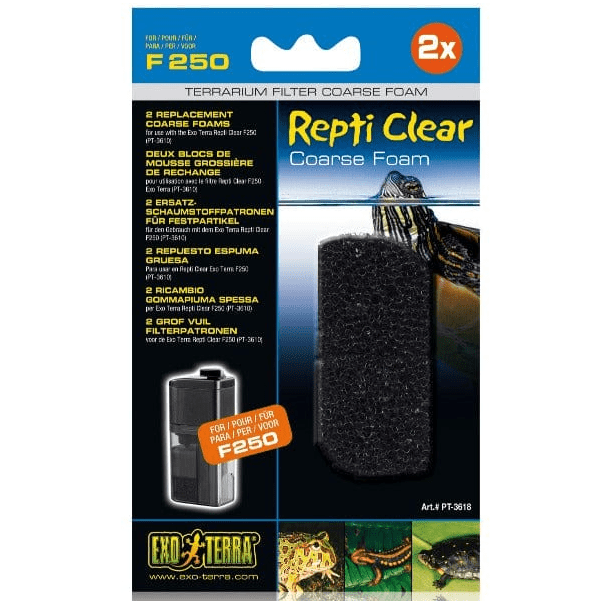 Exo Terra Exo Terra Repti Clear F250/F350 Replacement Foams 2-Pack