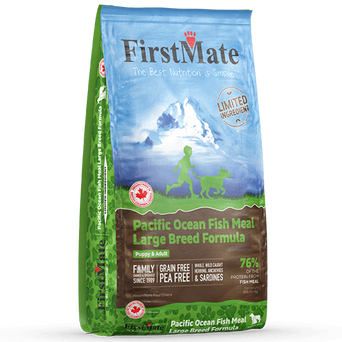 FirstMate FirstMate LID Pacific Ocean Fish Meal Large Breed Formula Dry Dog Food, 25lb