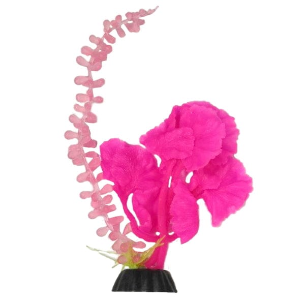 Fish Gear Fish Gear Glow Pink Seaweed Silicone Aquarium Plant