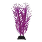 Fish Gear Fish Gear Glow Purple Peacock Feather Silicone Aquarium Plant