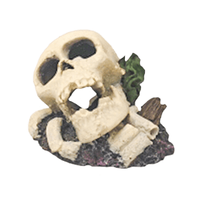 Fish Gear Skull Aquarium Ornament 7cm