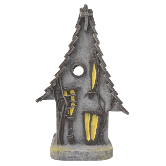 Fish Gear Spooky House Aquarium Ornament