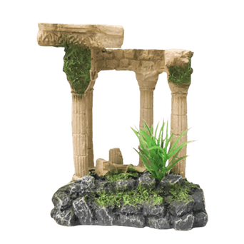 Fish Gear Sunken Ruins Aquarium Ornament; Available in 2 sizes