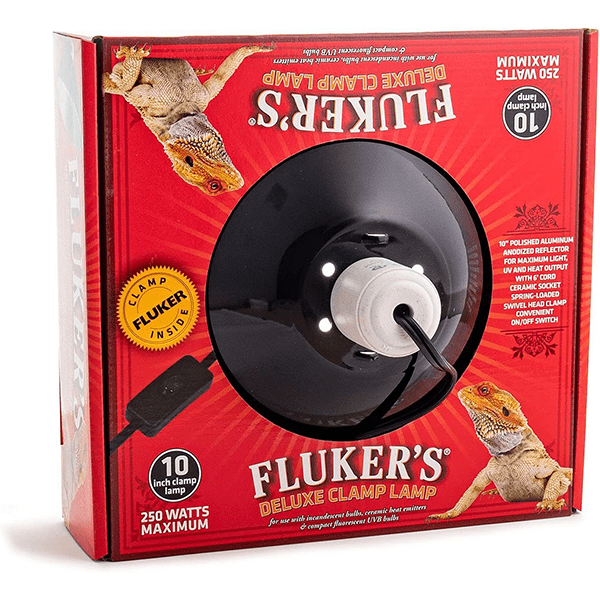 Flukers deluxe clamp hot sale lamp