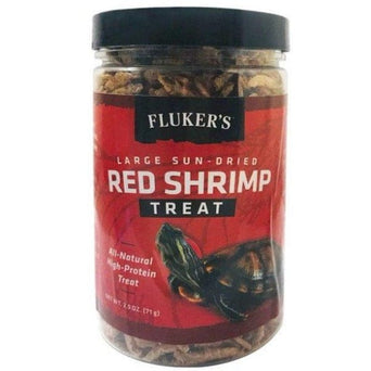 Fluker's Fluker's Large Sun-Dried Red Shrimp Treat