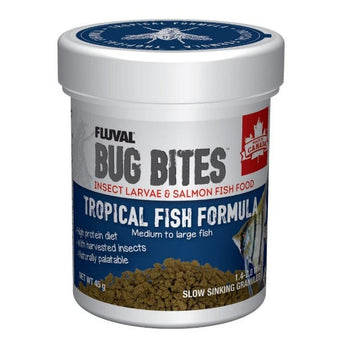 Fluval Fluval Bug Bites Slow Sinking Granules Tropical Fish Formula