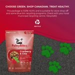 Foley Dog Treat Company Foley Bites Cranberry & Chia Premium Baked Dog Treats