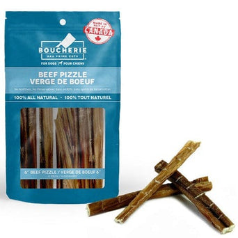 foufouBRANDS Boucherie Beef Pizzle Dog Bully Sticks
