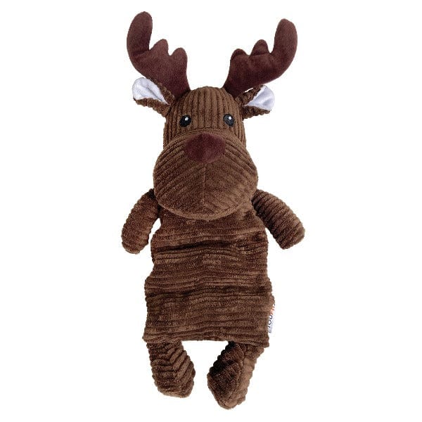 foufouBRANDS FouFit Corduroy Squeak'n Tube; Moose