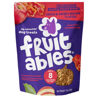 Fruitables Fruitables Baked Crispy Bacon & Apple Dog Treats