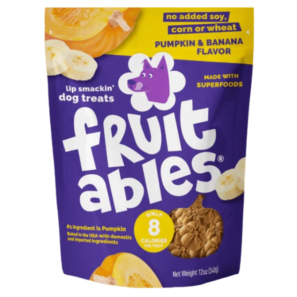 Fruitables Fruitables Baked Pumpkin & Banana Dog Treats