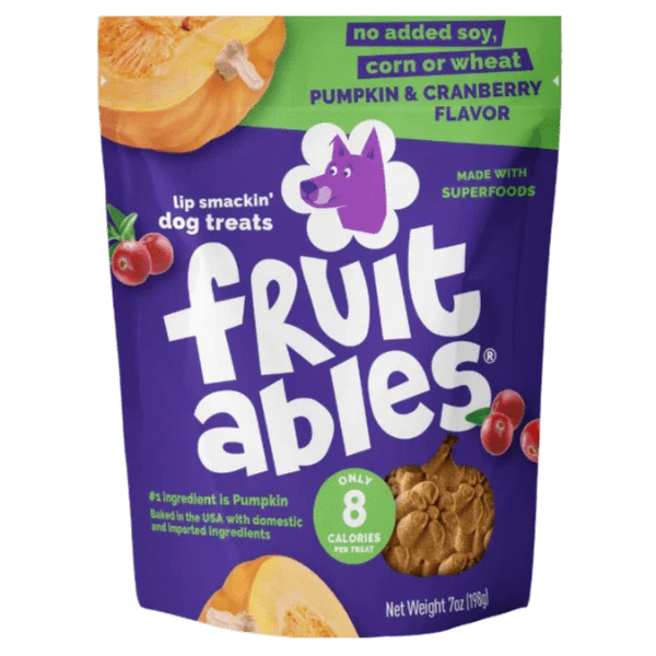 Fruitables Fruitables Baked Pumpkin & Cranberry Dog Treats