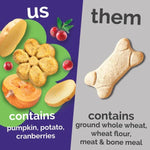 Fruitables Fruitables Baked Pumpkin & Cranberry Dog Treats