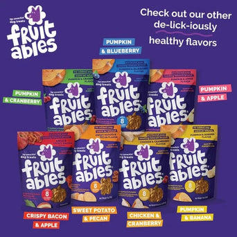 Fruitables Fruitables Baked Pumpkin & Cranberry Dog Treats