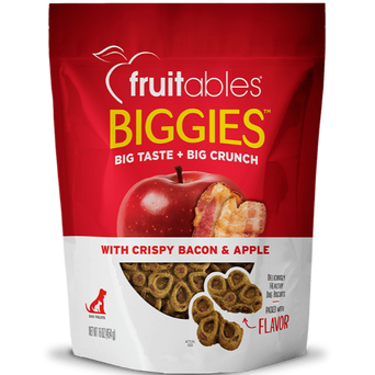 Fruitables Fruitables Biggies Crispy Bacon & Apple Dog Treats