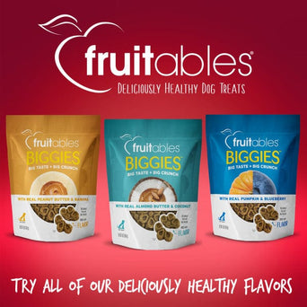 Fruitables Fruitables Biggies Crispy Bacon & Apple Dog Treats