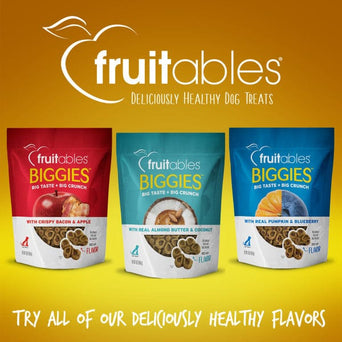 Fruitables Fruitables Biggies Peanut Butter & Banana Dog Treats